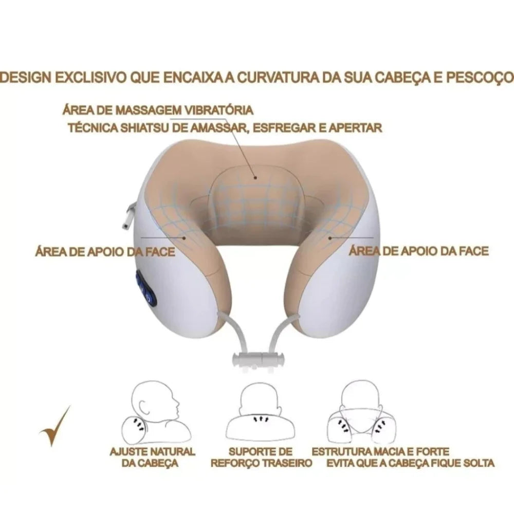 Almofada de Massagem Cervical Klarivo™
