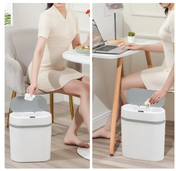 Lixeira Automática SmartBin™ – Sensor Inteligente Sem Toque