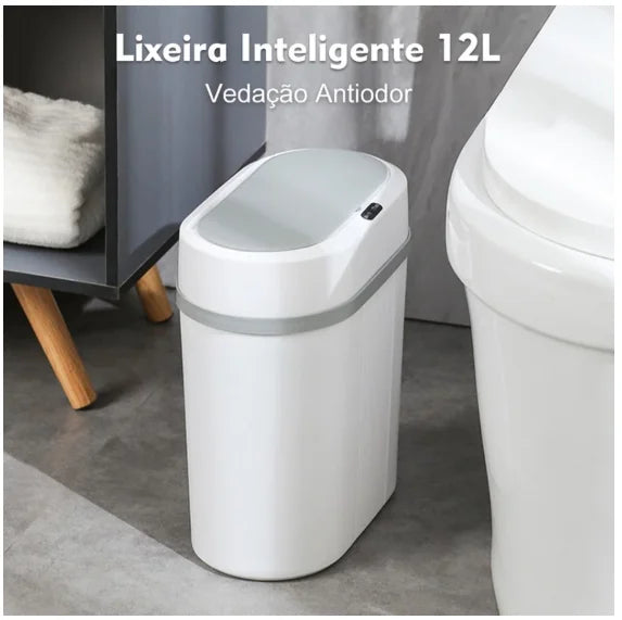 Lixeira Automática SmartBin™ – Sensor Inteligente Sem Toque