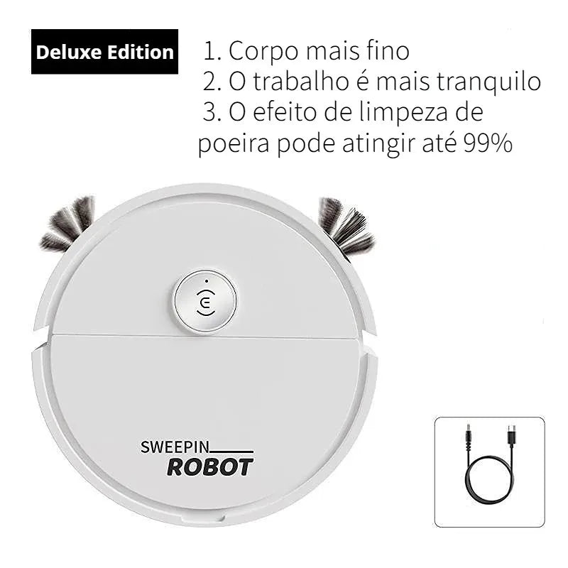 Robô Aspirador SmartClean™ – Limpeza Automática para Sua Casa