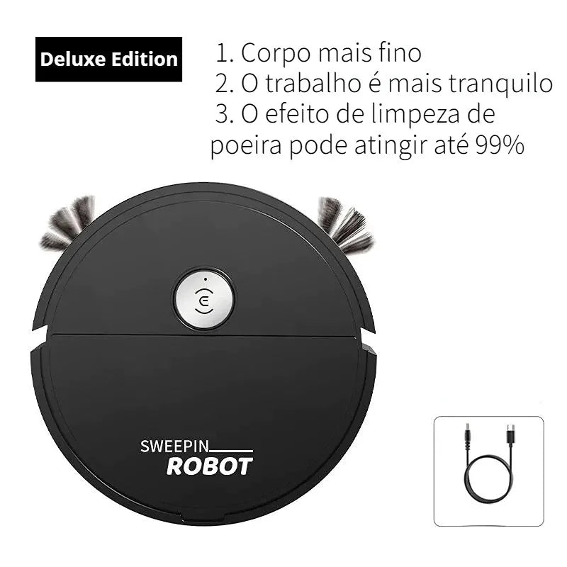 Robô Aspirador SmartClean™ – Limpeza Automática para Sua Casa
