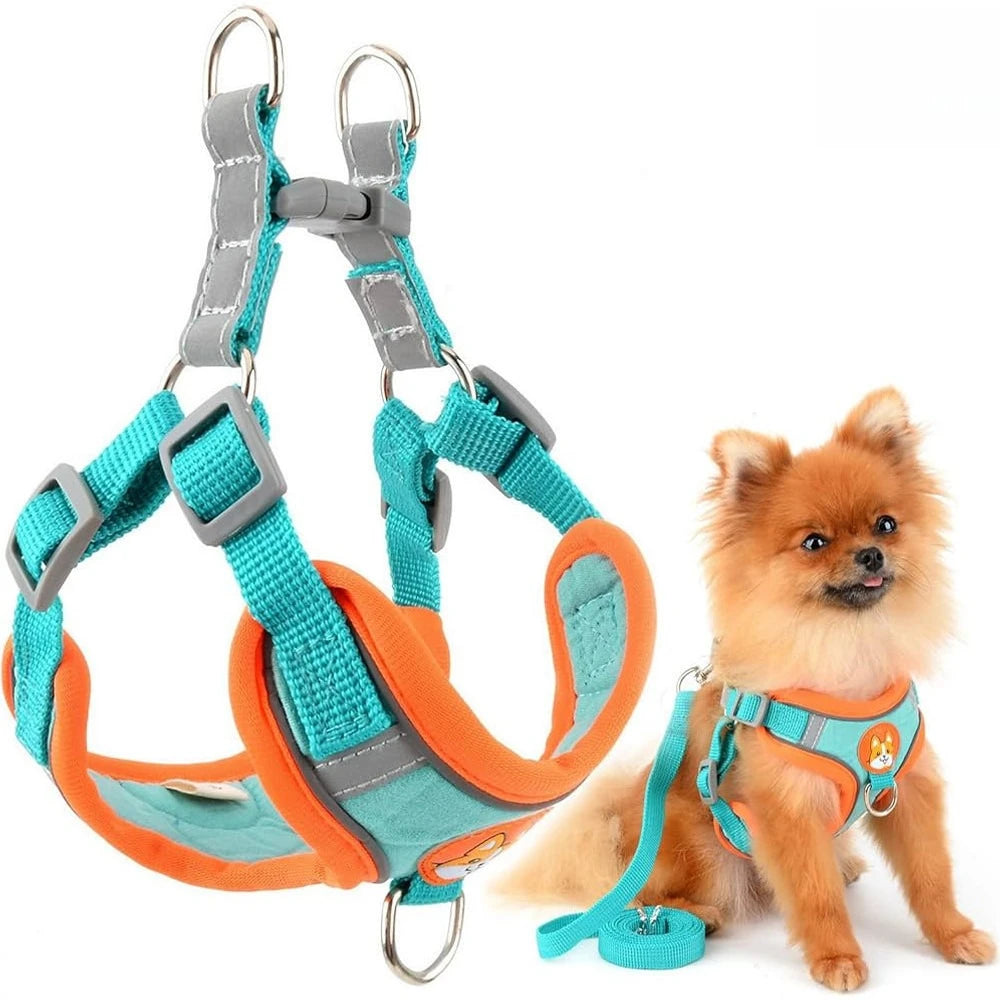 Peitoral Pet Comfort™ para Cães e Gatos – Ajustável com Guia