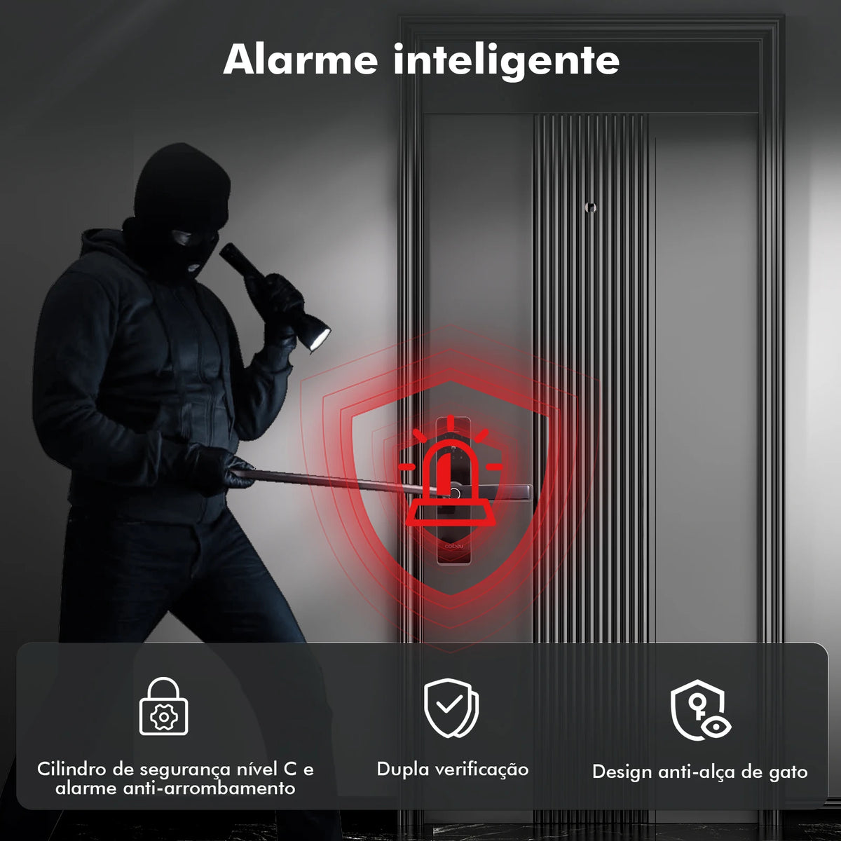 Fechadura Eletrônica Inteligente 5 em 1