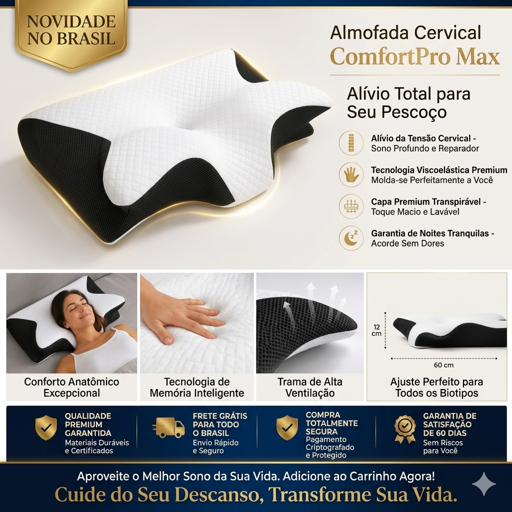 Travesseiro Cervical ComfortPro™
