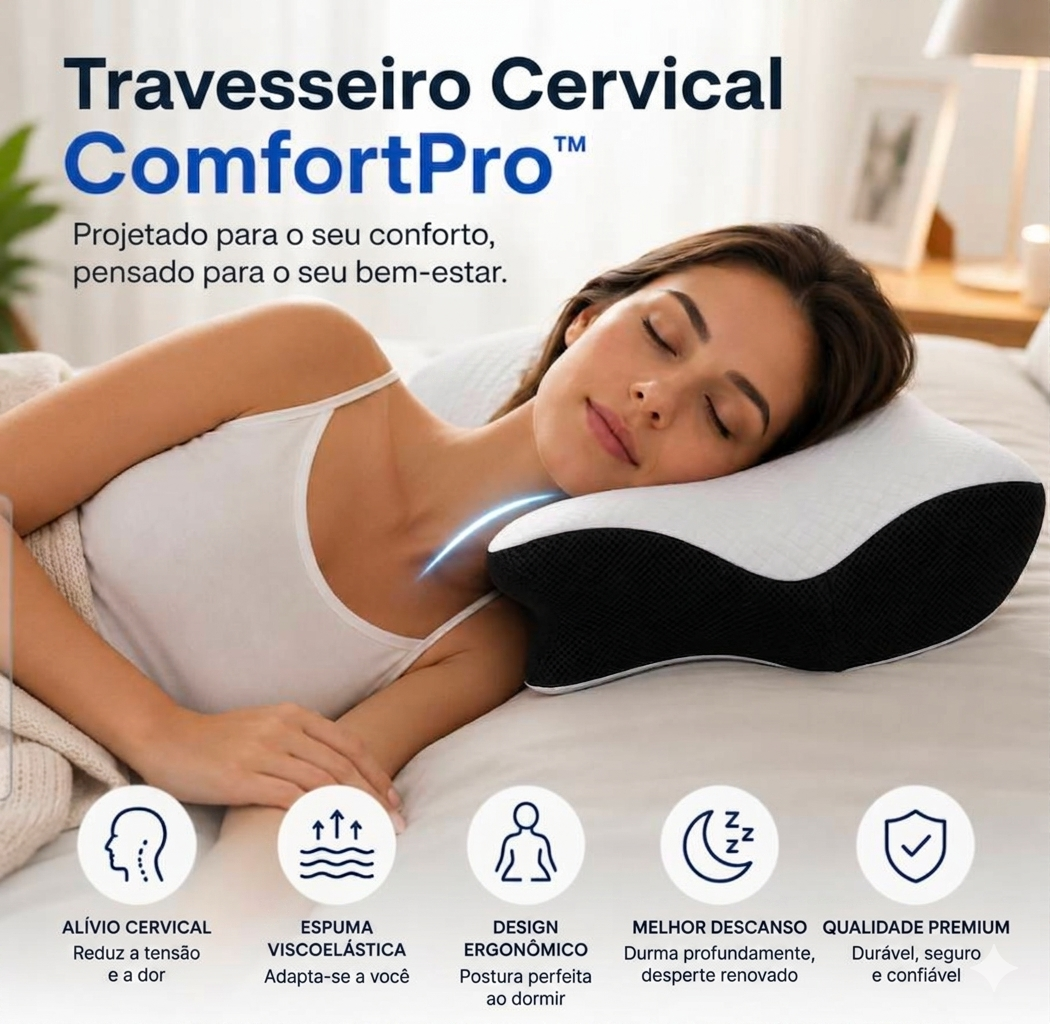 Travesseiro Cervical ComfortPro™